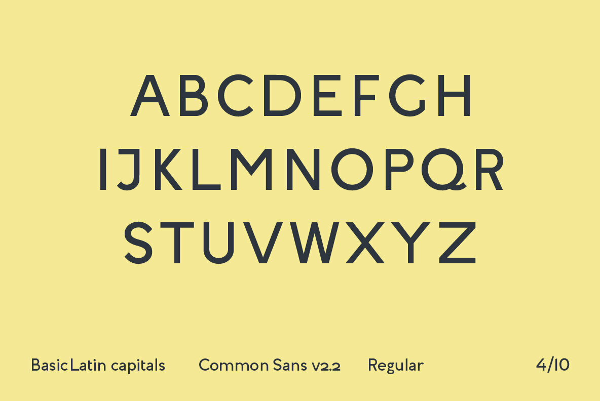 Common Sans 4
