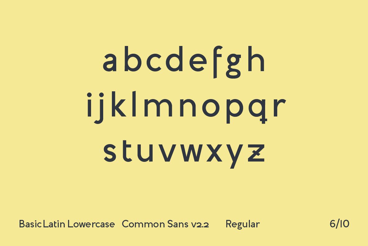 Common Sans 6
