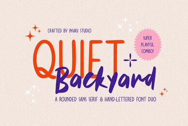 Quiet Backyard Font Duo