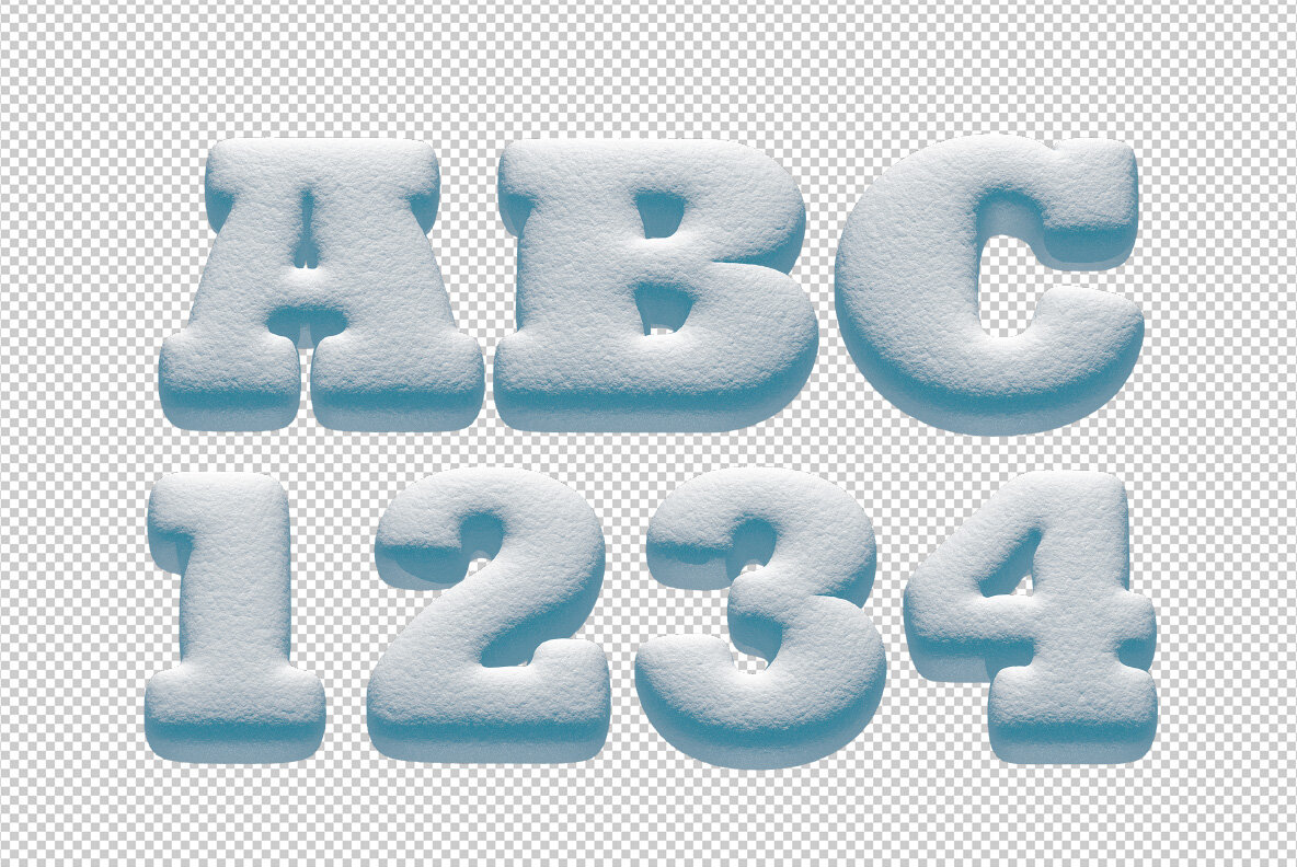 Snowball SVG Font 9