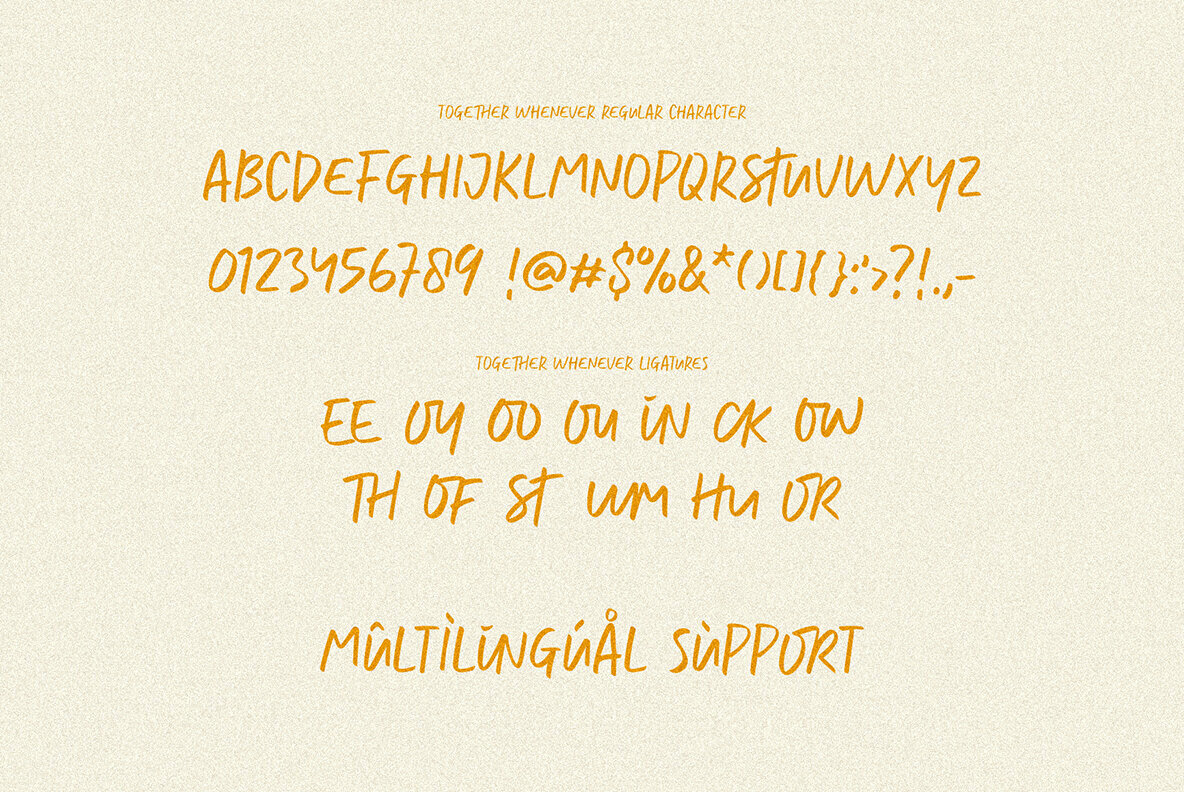 Together Whenever Font Duo 3