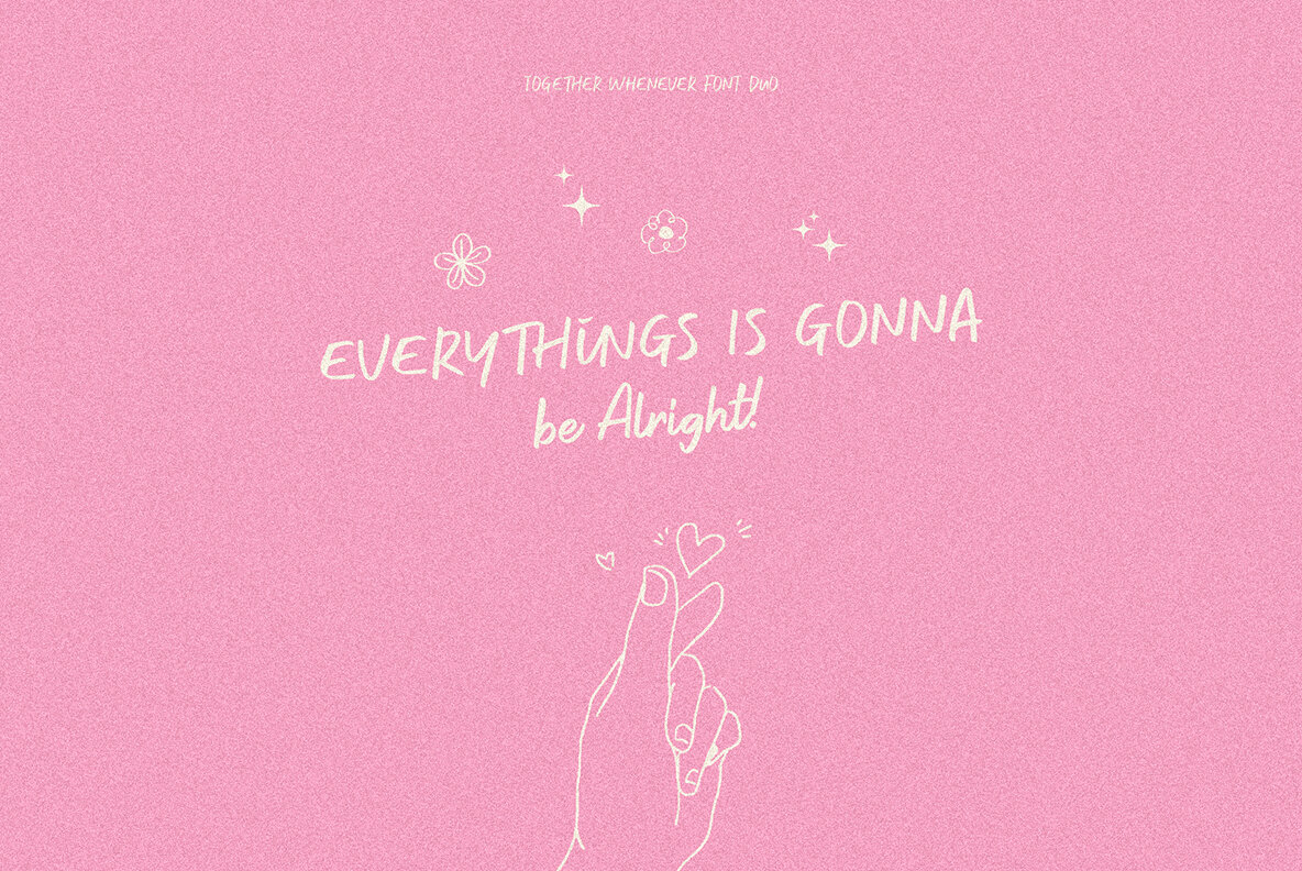 Together Whenever Font Duo 11