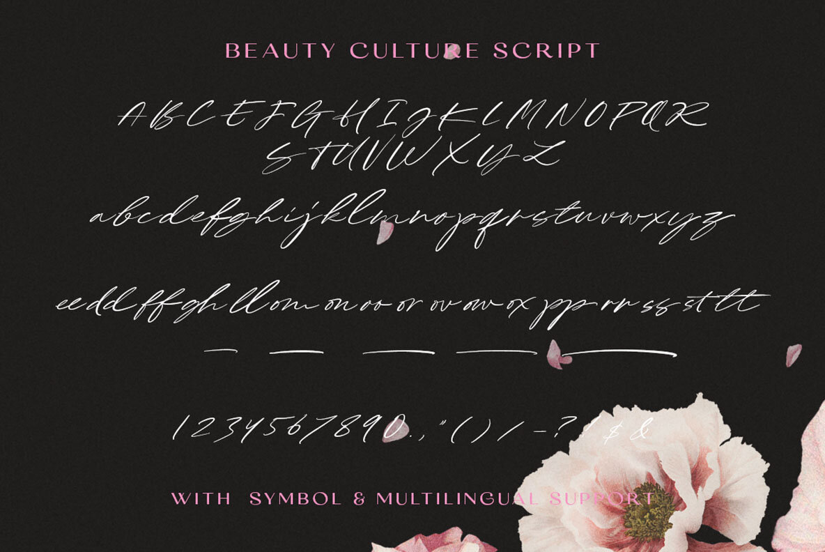 Beauty Culture Font Duo Beauty Culture Font Duo