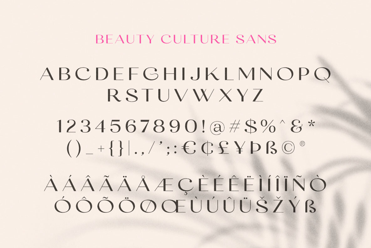 Beauty Culture Font Duo Beauty Culture Font Duo