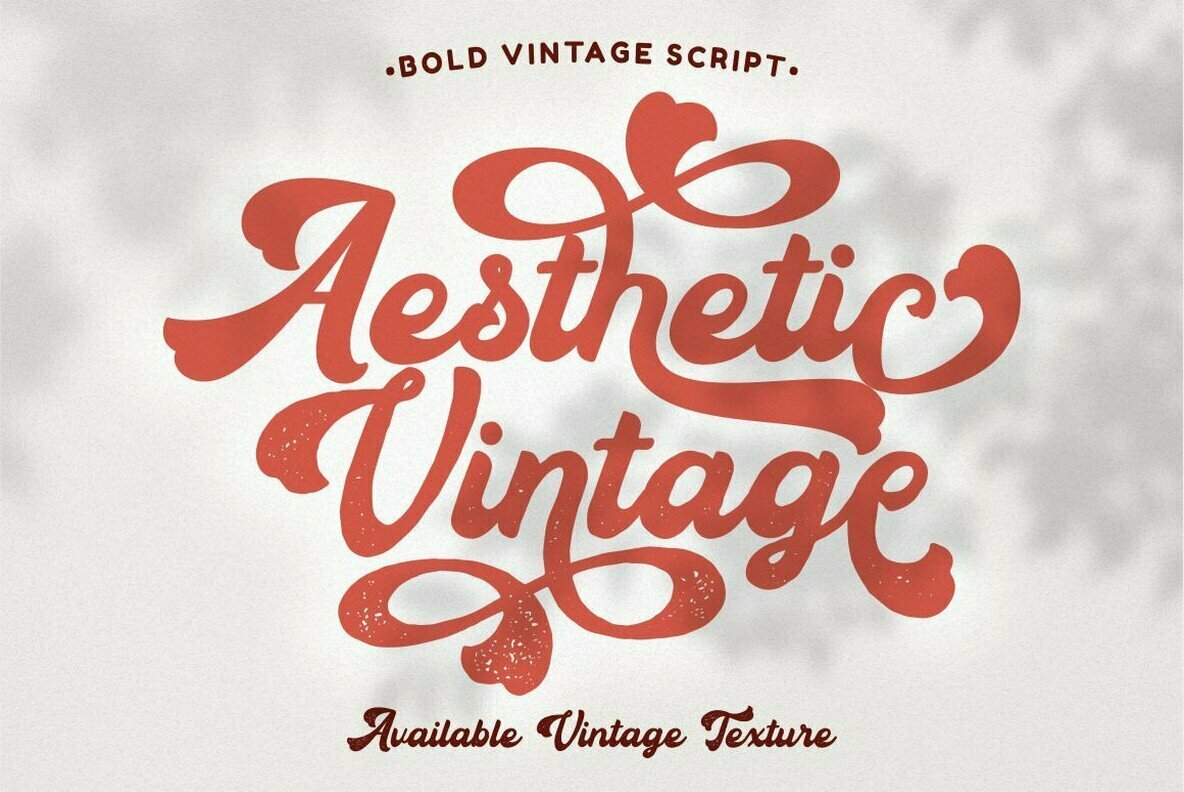 Aesthetic Vintage Font