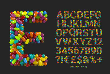 Jelly Beans SVG Font