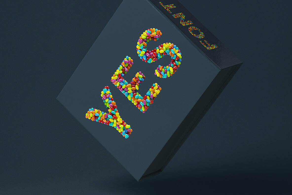 Jelly Beans SVG Font 5