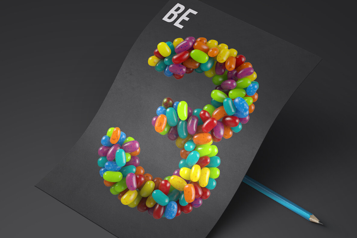 Jelly Beans SVG Font 6