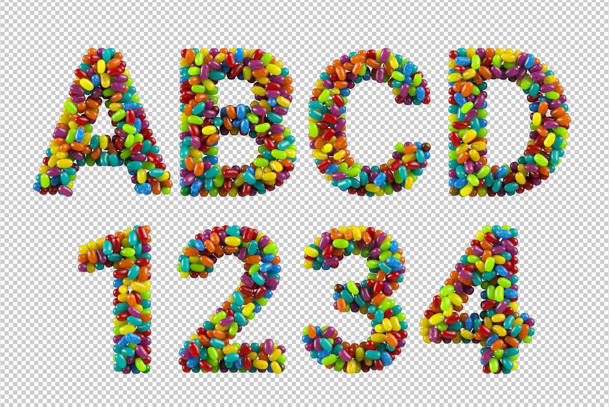 Jelly Beans SVG Font 8