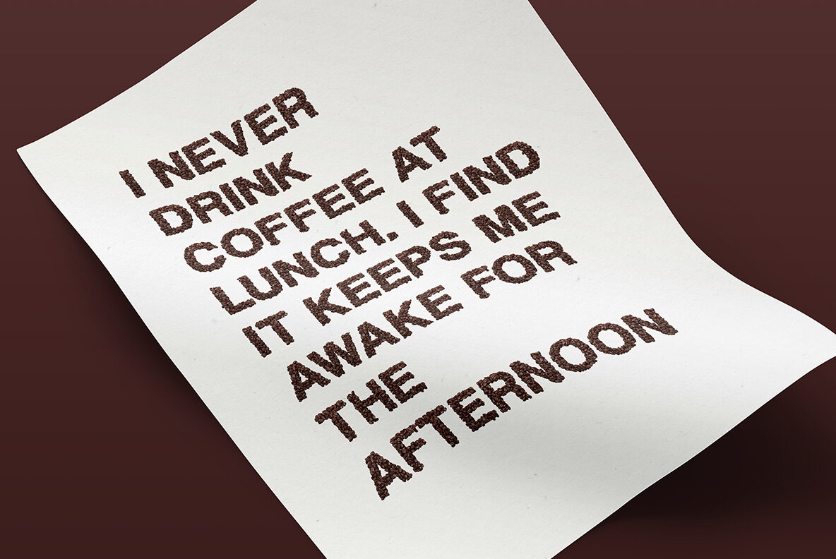 Coffee Beans  SVG Font 8