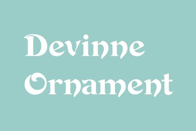 Devinne Ornament