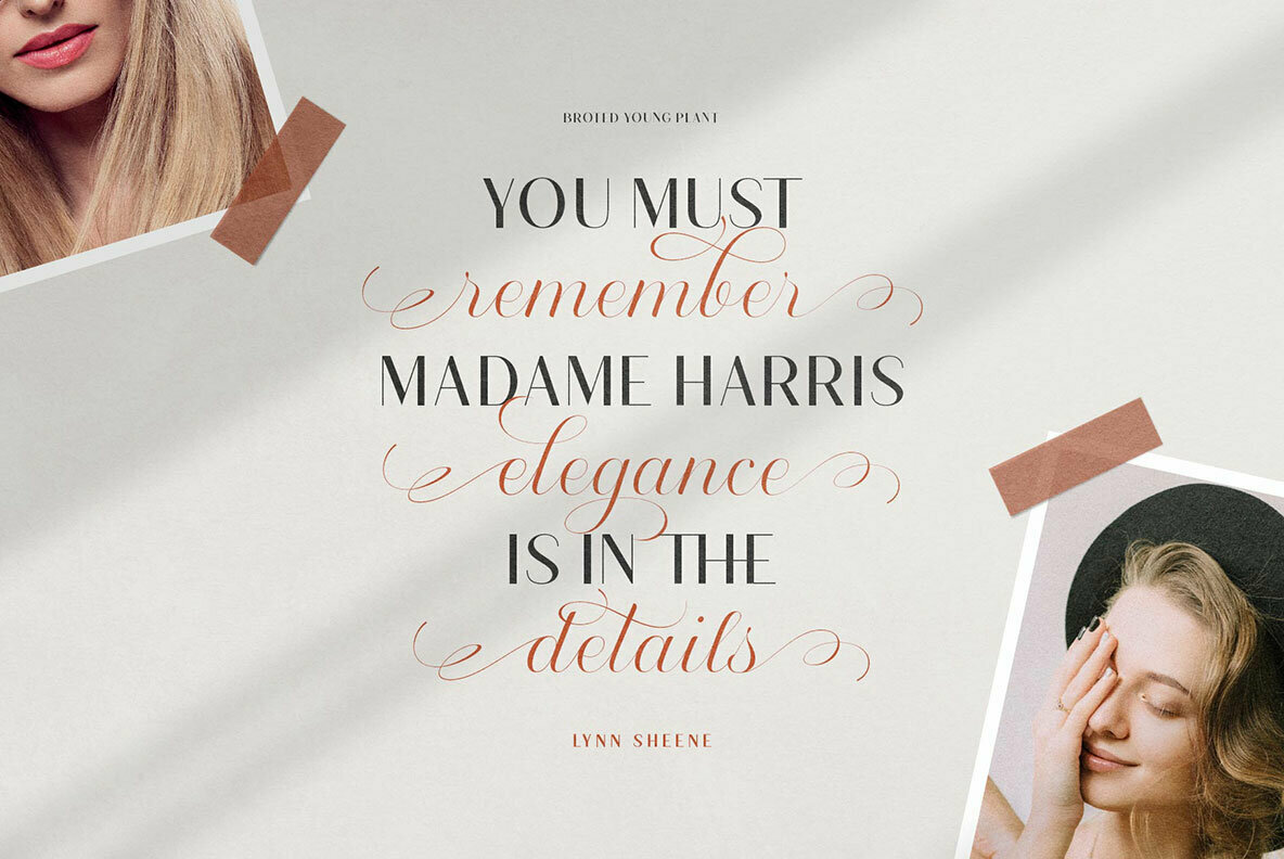 Broted Young Plant Font Duo 4