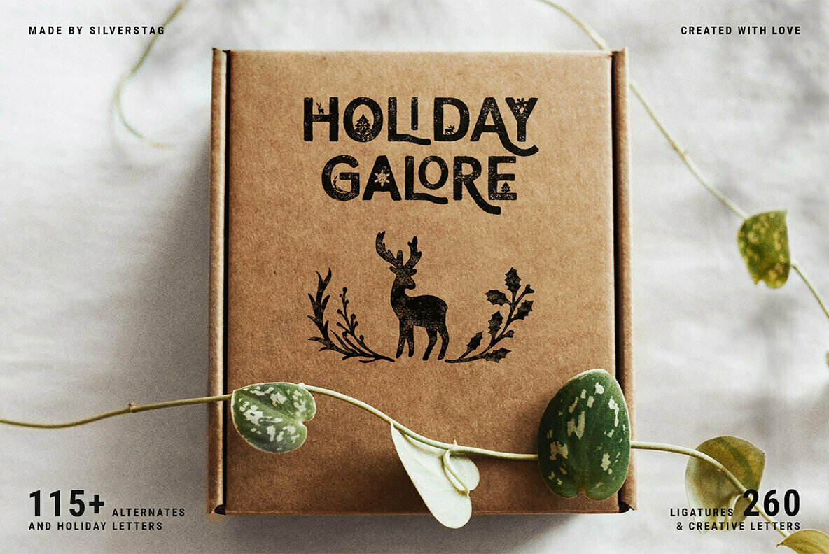 Holiday Galore Font Duo Holiday Galore Font Duo