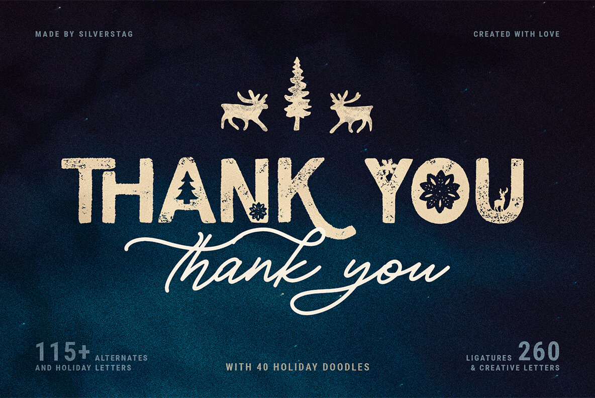 Holiday Galore Font Duo Holiday Galore Font Duo