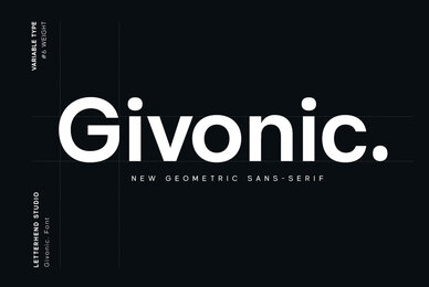 Givonic   Variable Font