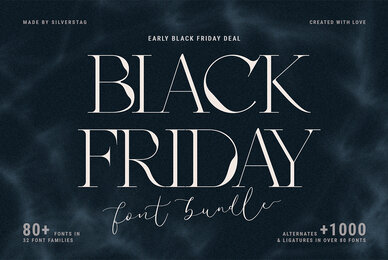 SilverStag   Black Friday Font Bundle