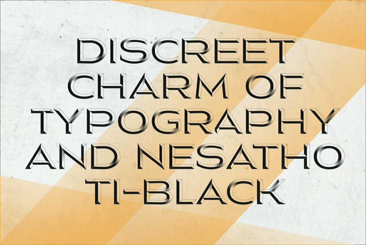 Nesatho T Color Font 2