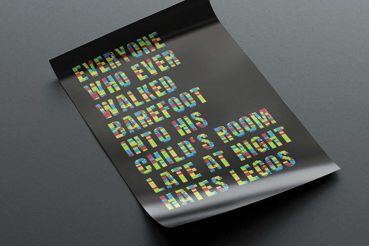 Lego Bricks SVG Font 8