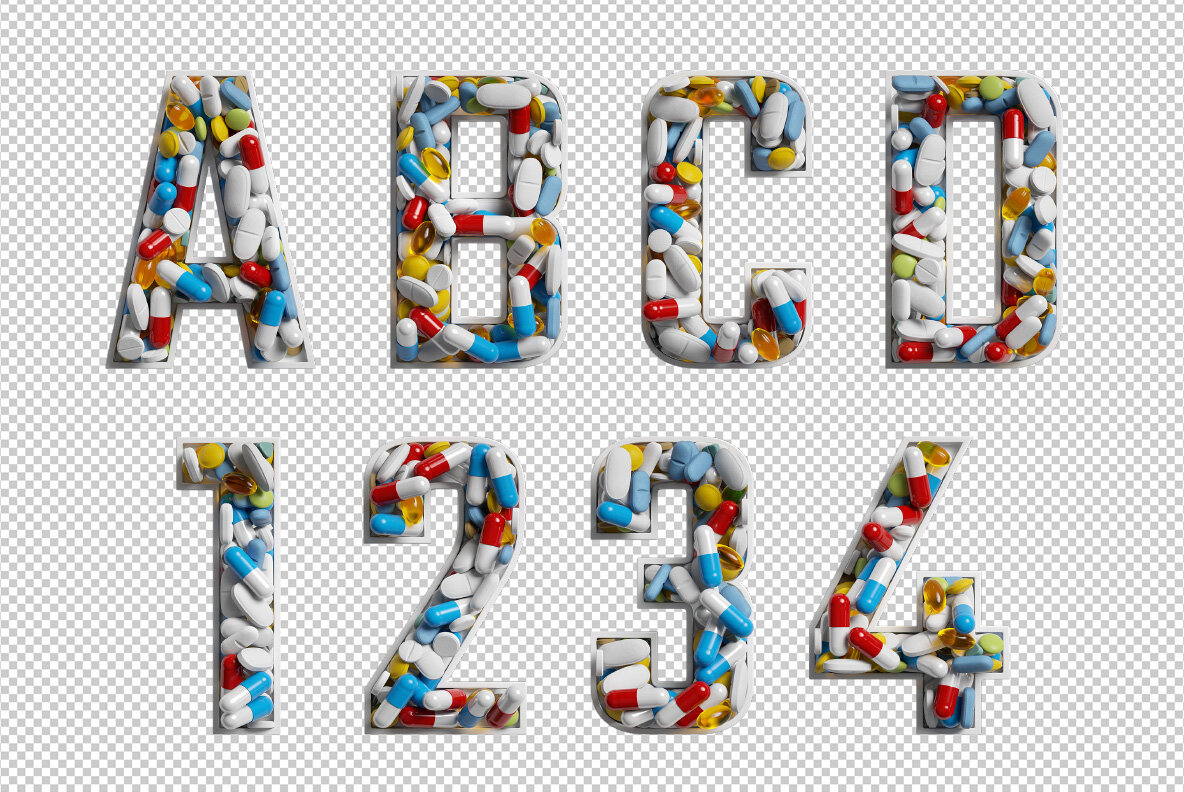 Take A Pill SVG Font 9
