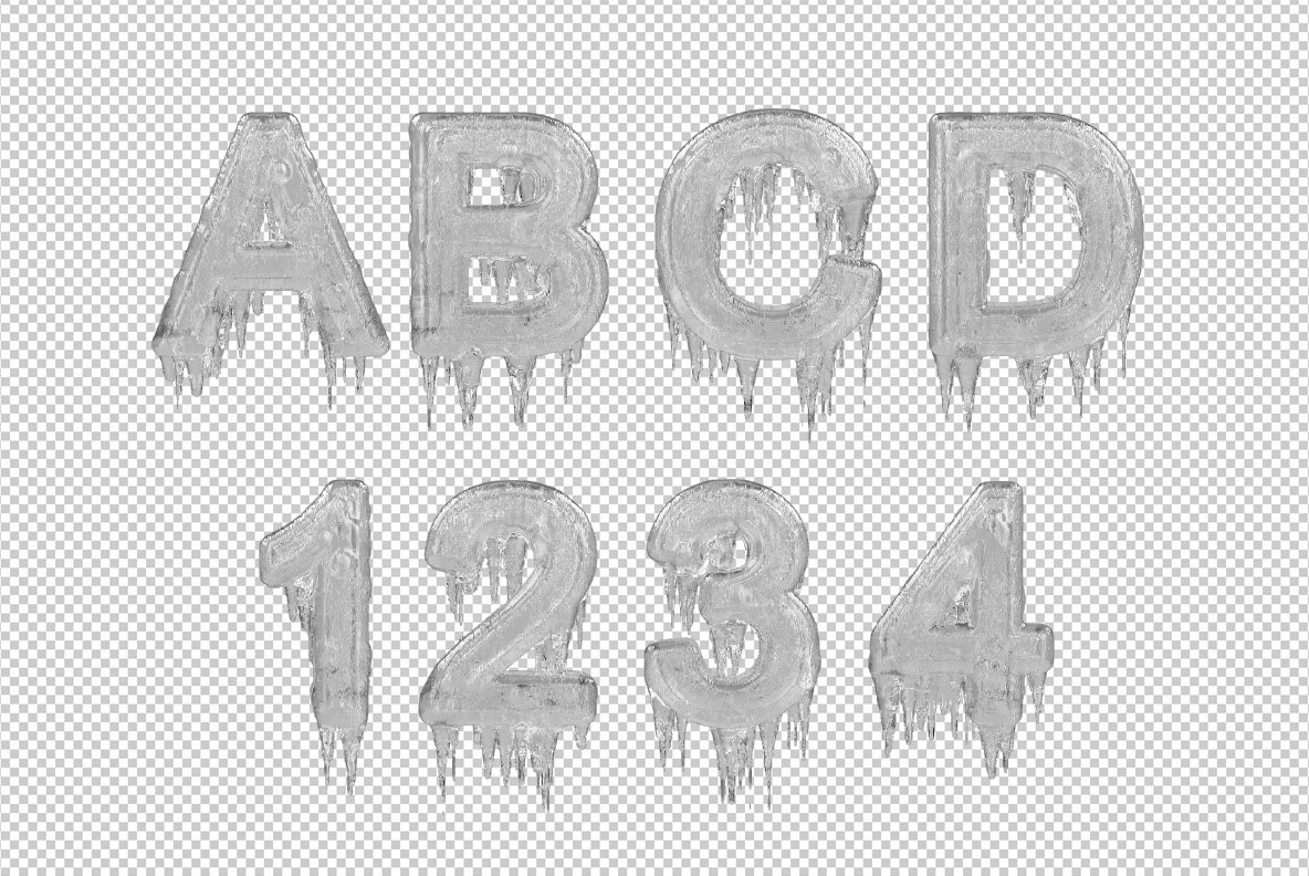 Icicle SVG Font 9