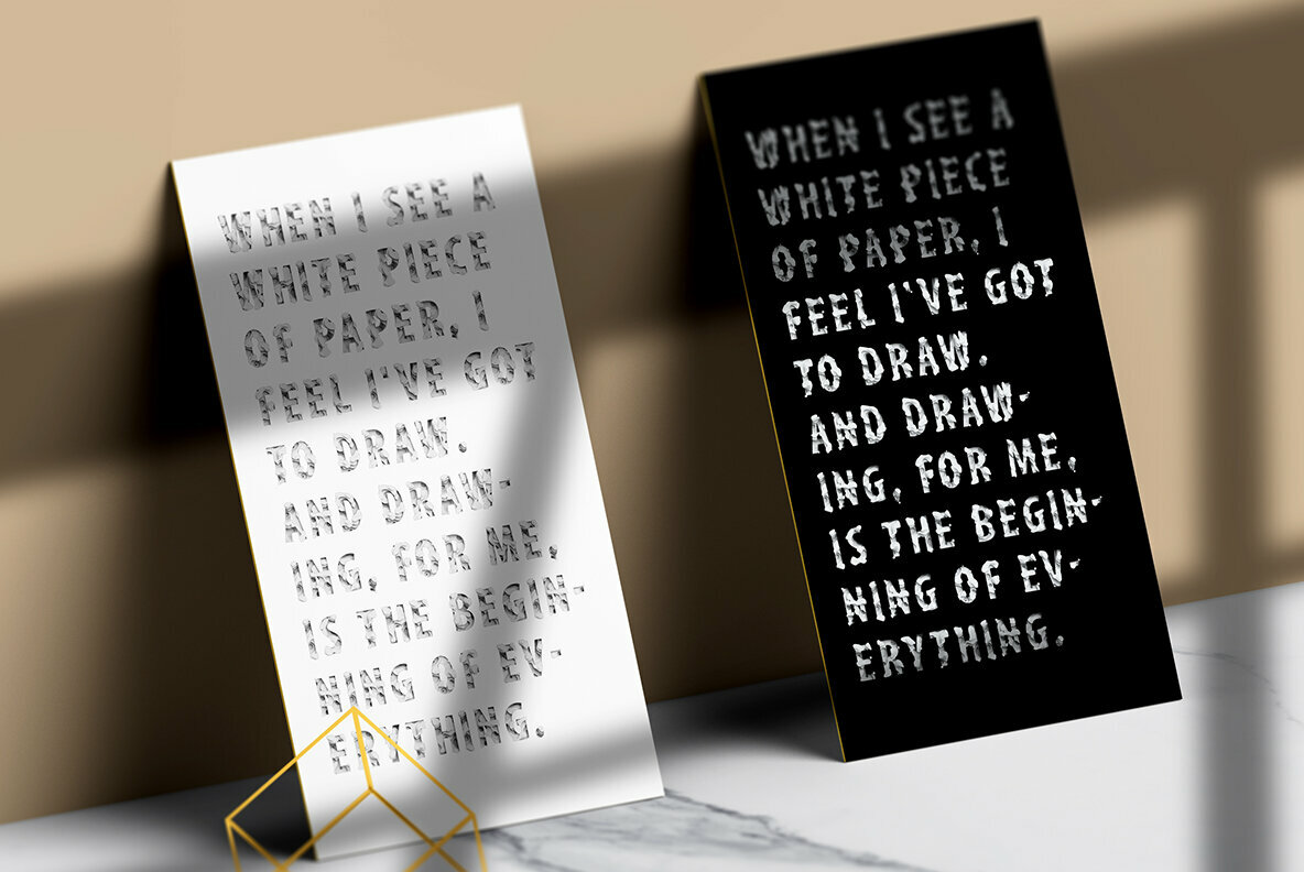 Paper Waves SVG Font 5