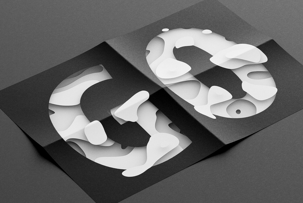 Paper Waves SVG Font 8