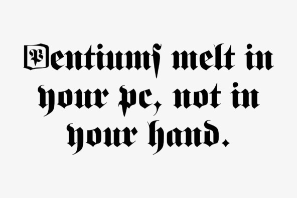 Fette Fraktur Fette Fraktur