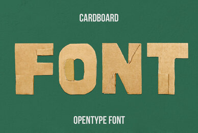 Cardboard SVG Font