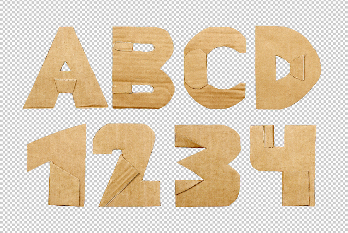 Cardboard SVG Font 9