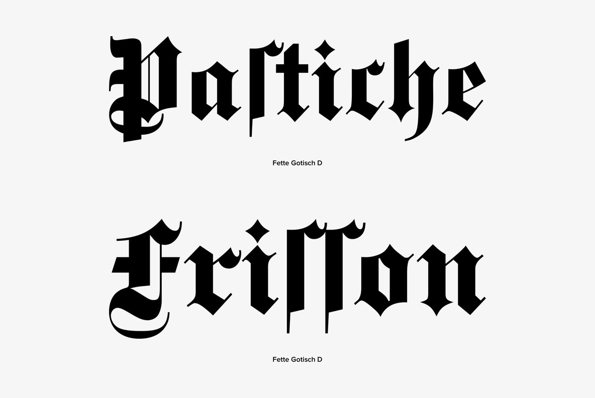 Fette Gotisch Fette Gotisch