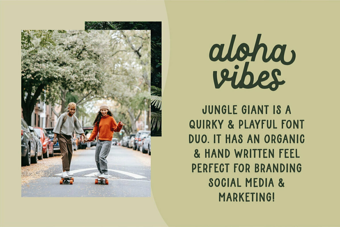 Jungle Giant Font Duo 2