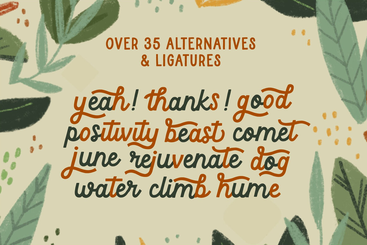 Jungle Giant Font Duo 11