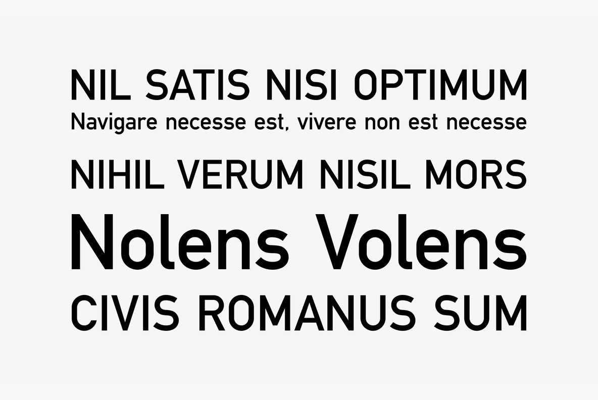 Fette Mittelschrift 2