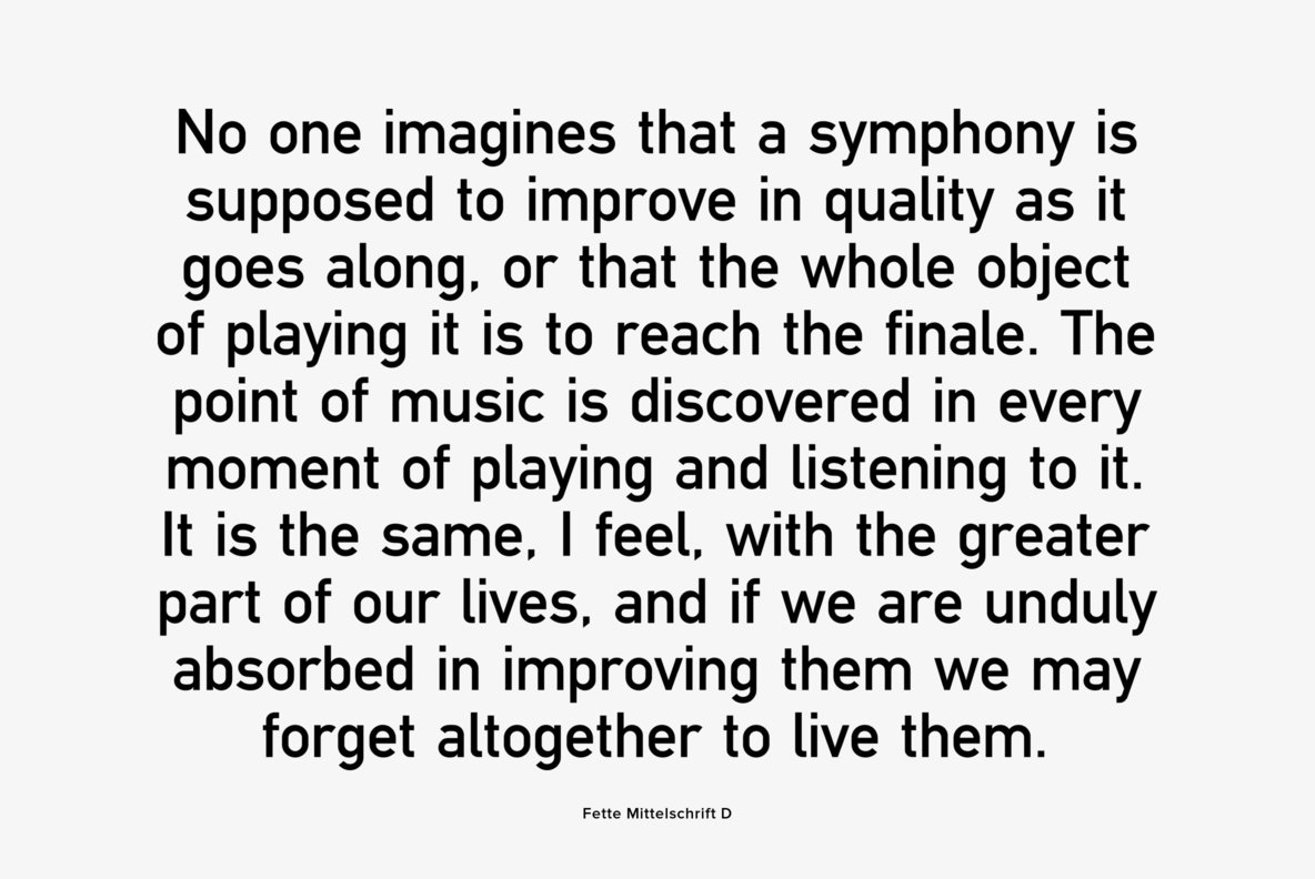 Fette Mittelschrift 7