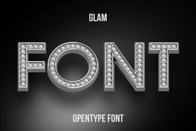 Glam SVG Font