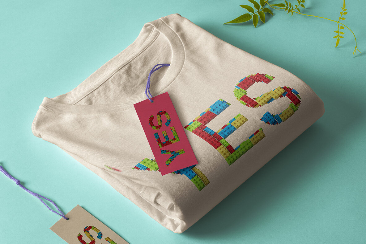 Lego Scatter SVG Font 7