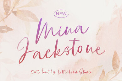 Mina Jackstone   SVG Font