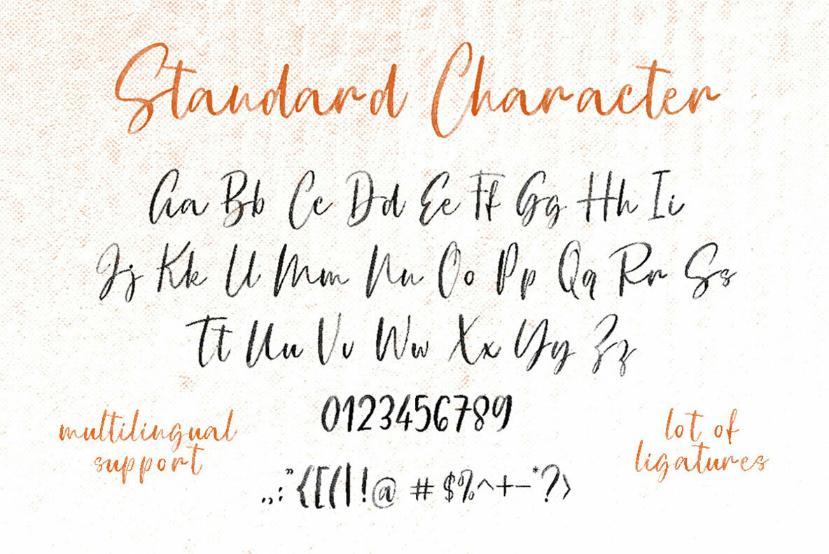 Mina Jackstone   SVG Font 5