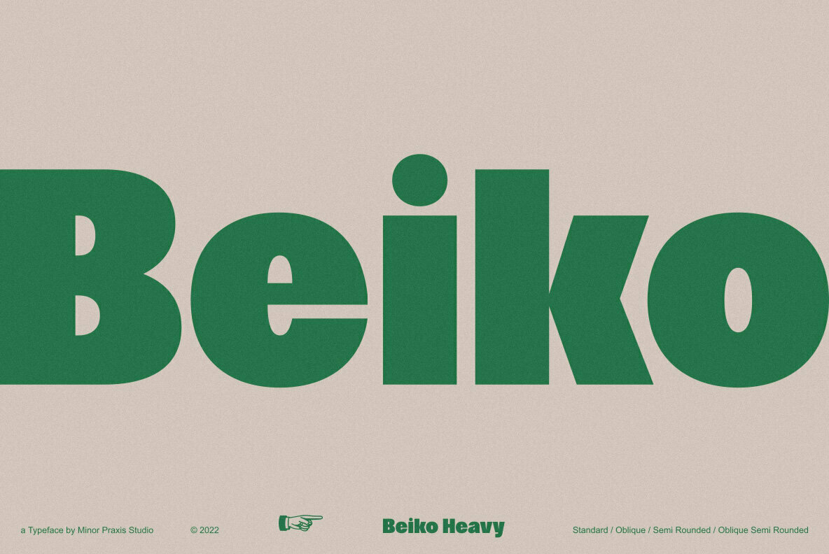 Beiko Heavy Font
