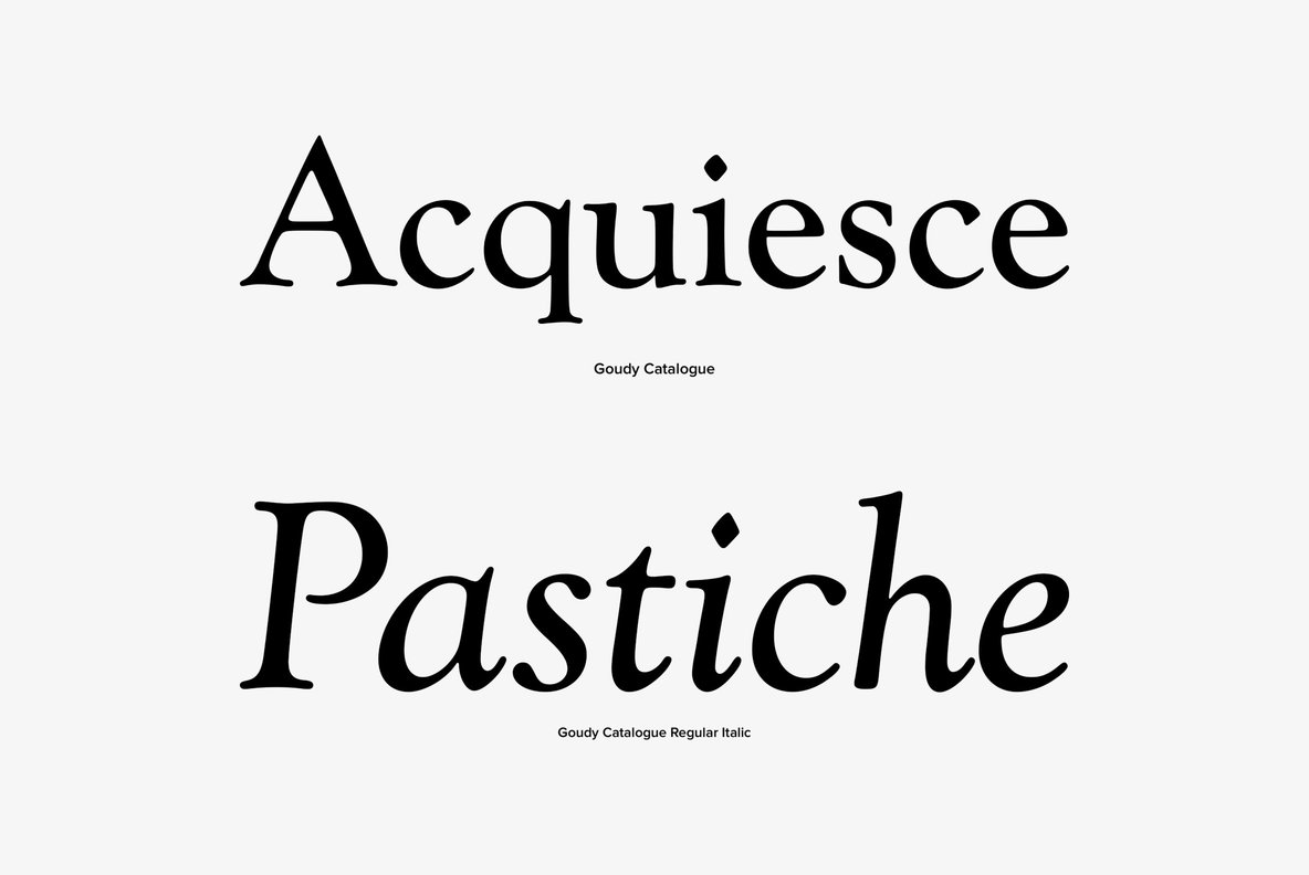 Goudy Catalogue Goudy Catalogue