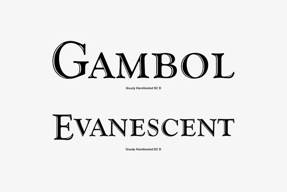 Goudy Handtooled Goudy Handtooled