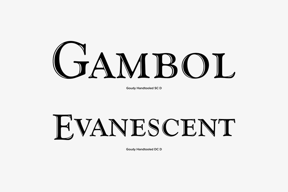 Goudy Handtooled 2