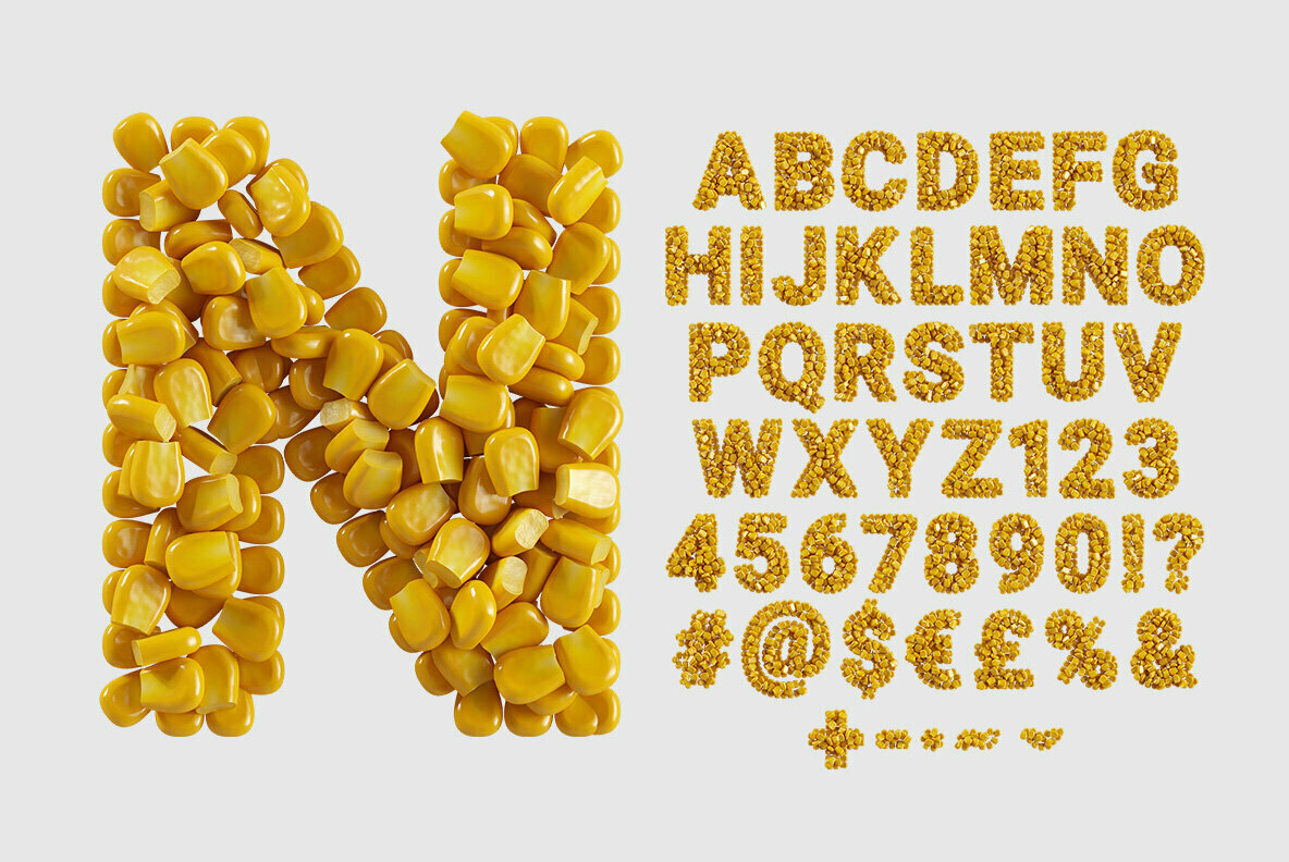 Corn SVG Font 2