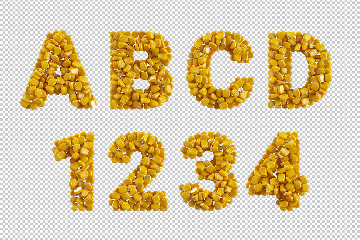 Corn SVG Font 10