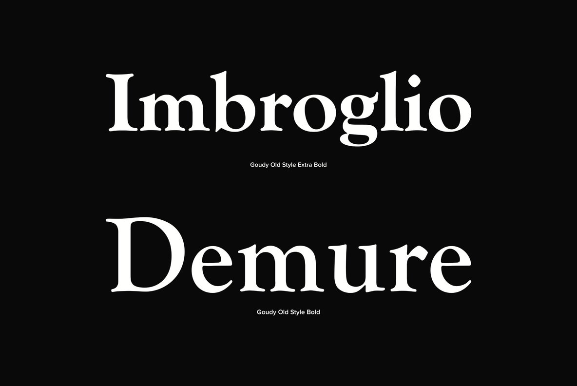 Goudy Old Style 4
