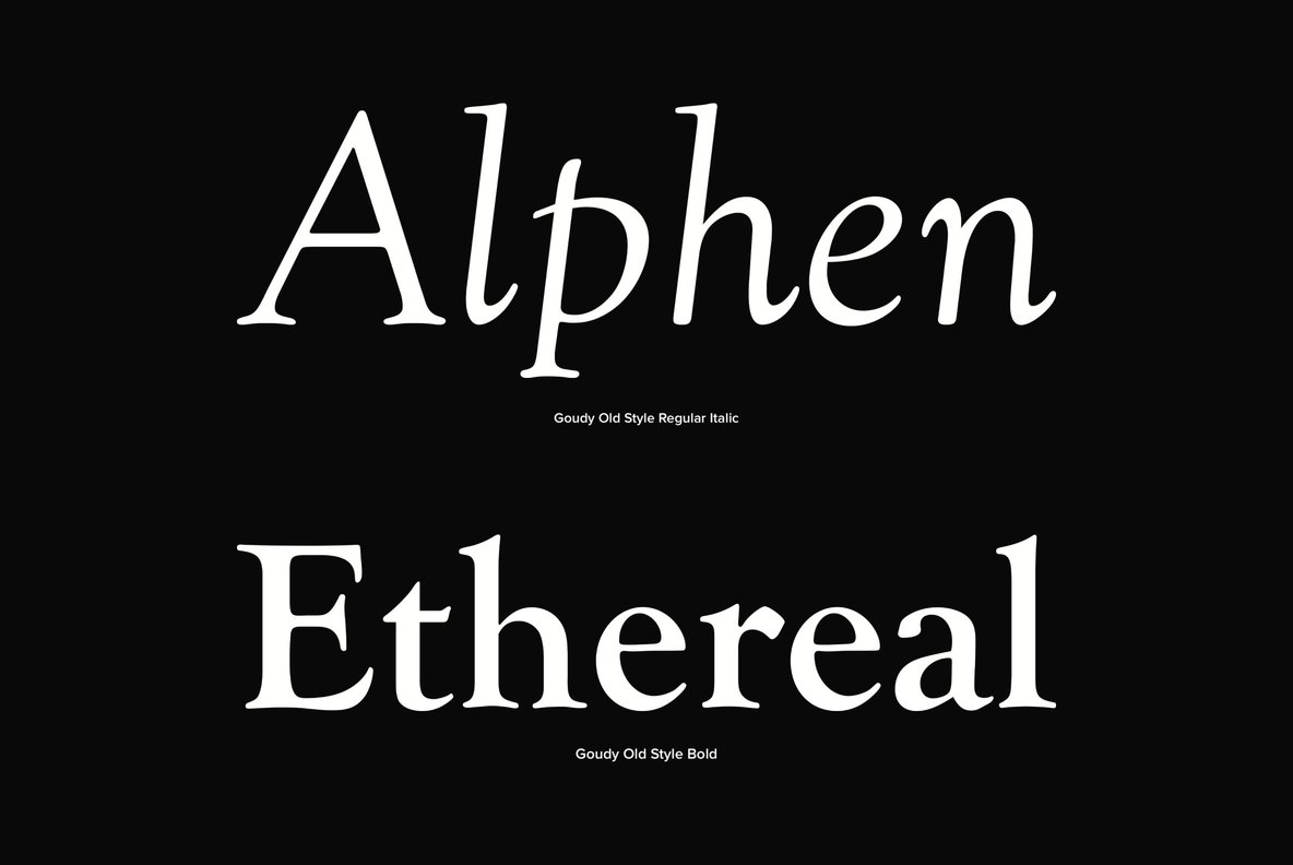 Goudy Old Style 5