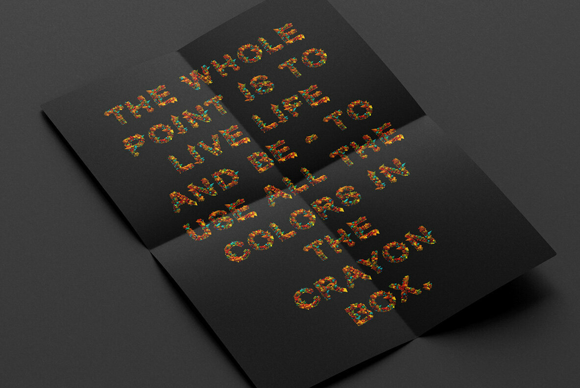 Color Explode SVG Font 5