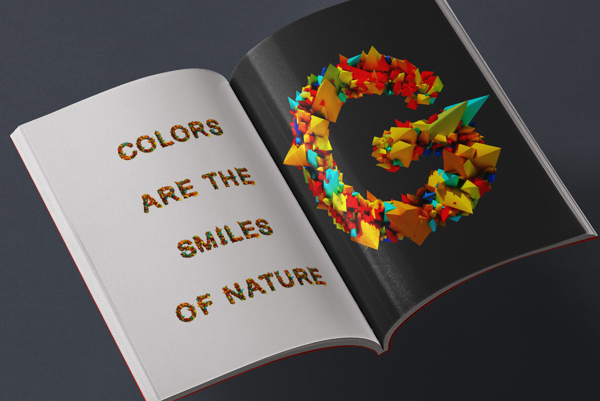 Color Explode SVG Font 8