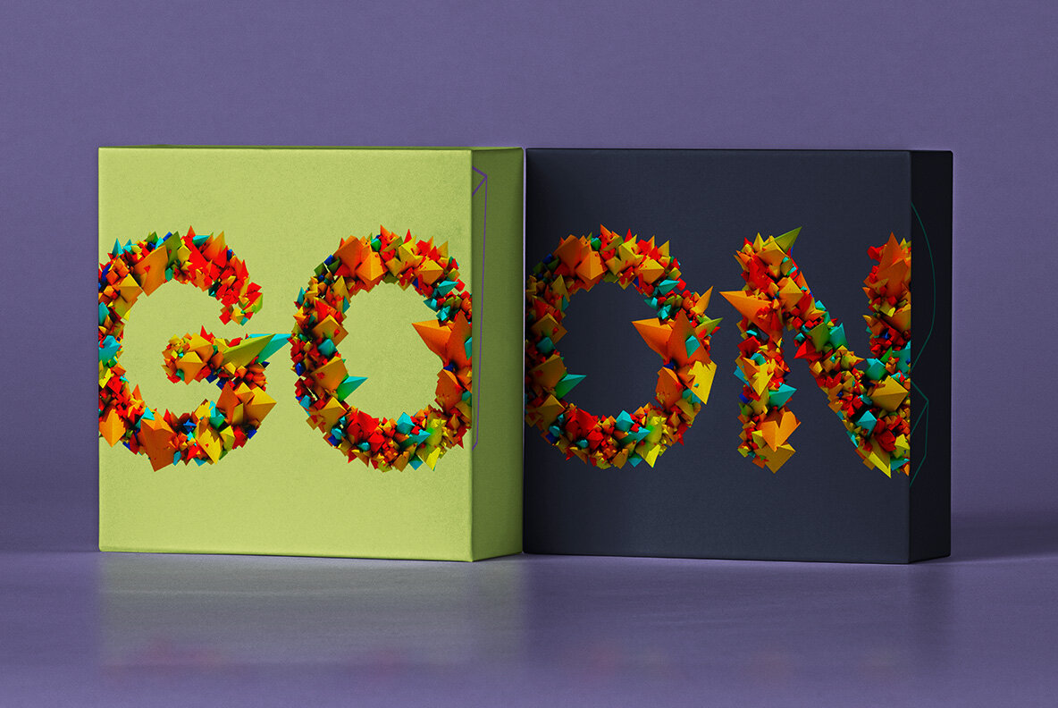 Color Explode SVG Font 9