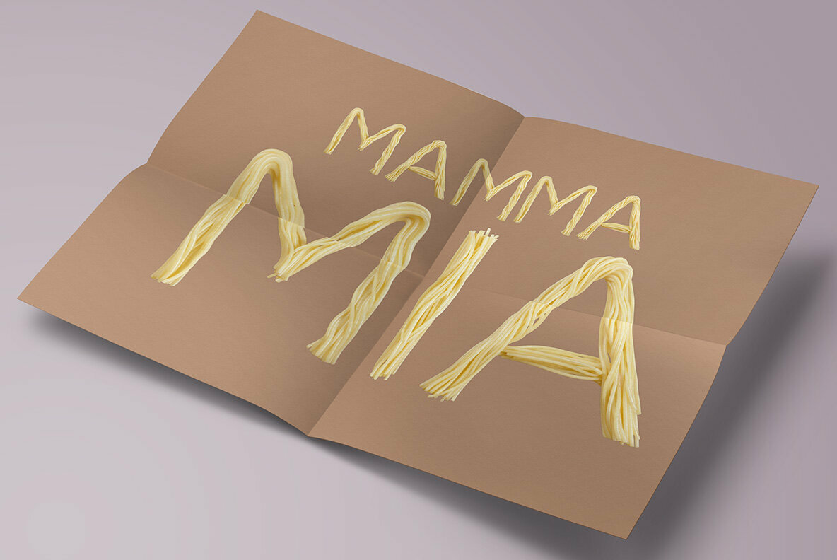 Spaghetti SVG Font 5